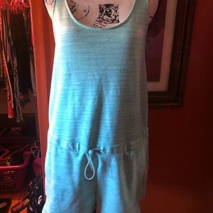 NWT MEDIUM ADIDAS TEAL ROMPER SHORTS